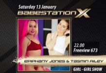 Babestation X This Weekend Schedule Jan 11th-13th babestation x epiphany and tamsin